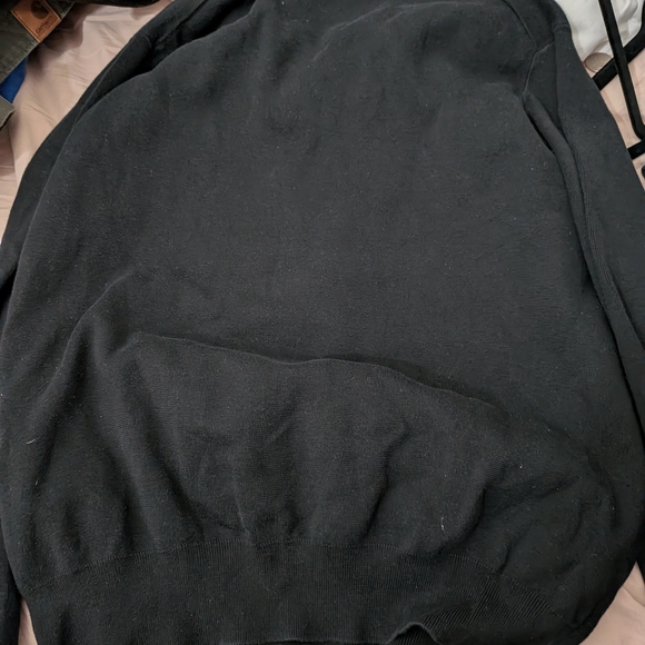 Polo Ralph Lauren V-Neck Sweater with Red Logo - Picture 4 of 4